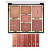 Miss Rose Face Paletter 7 Colors - YehChez.pk